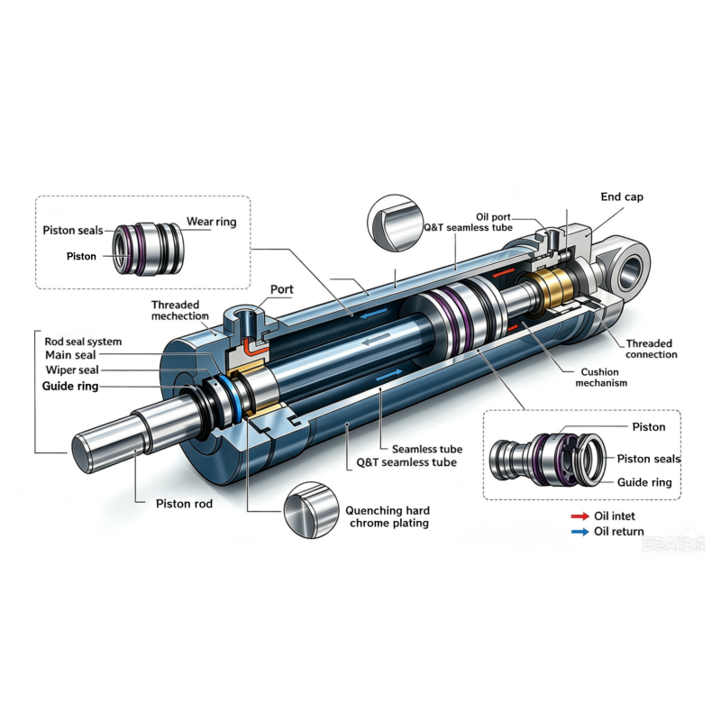 Where exactly lies the difference between high‑quality and poor‑quality hydraulic cylinders?